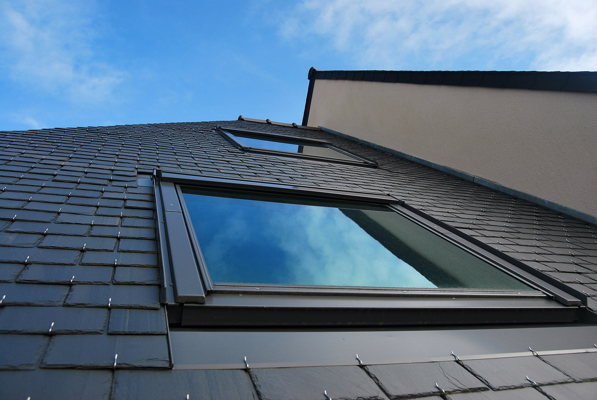 large slate roof